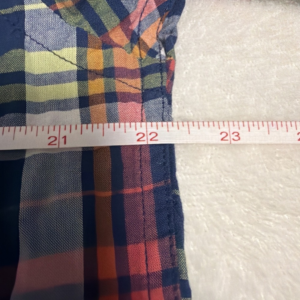 Orvis Madris 100% Cotton Plaid Short Sleeve Men's M - Picture 6 of 8